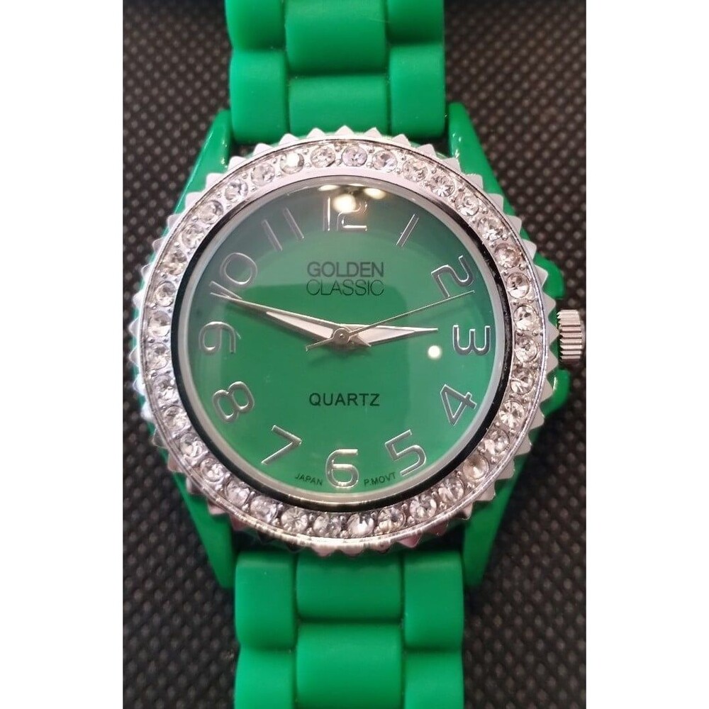 GOLDEN CLASSIC QUARTZ WATCH/ NEW BATTERY
